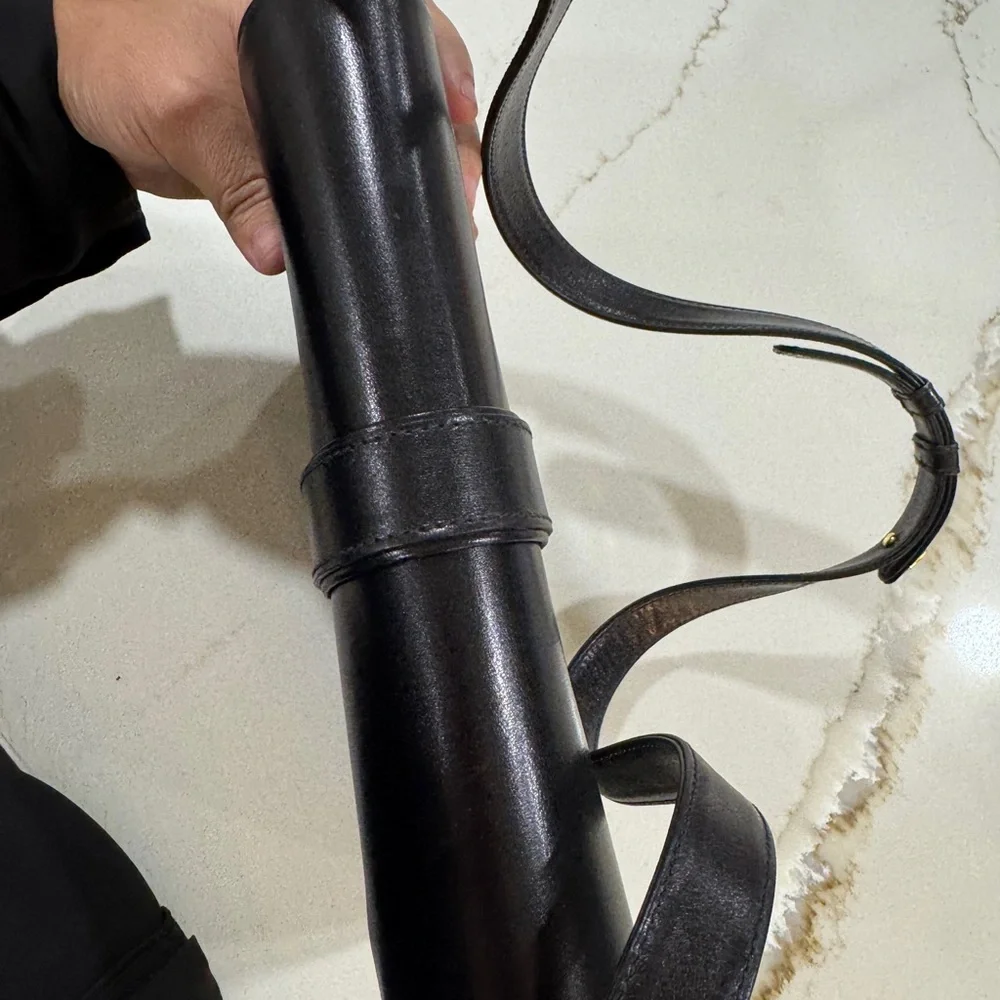 CELINE Triomphe Maillon Leather Crossbody Bag - Picture 7 of 14